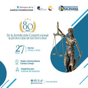 Afiche de la Semana de la Justicia Constitucional